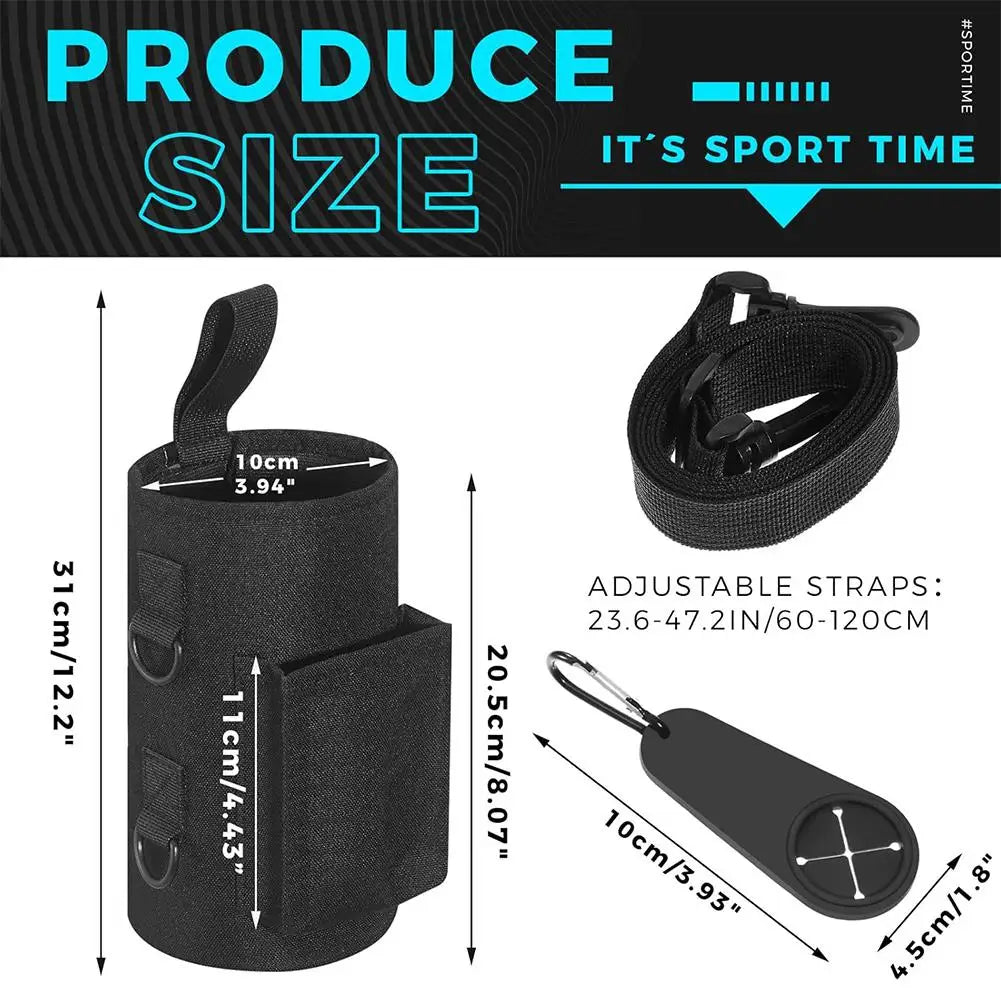 2025 New Magnetic Water Bottle Pouch Bag Gym-Specific Water Cup Holder with Strong Magnet for Outdoor Sports Cup Holder Bag