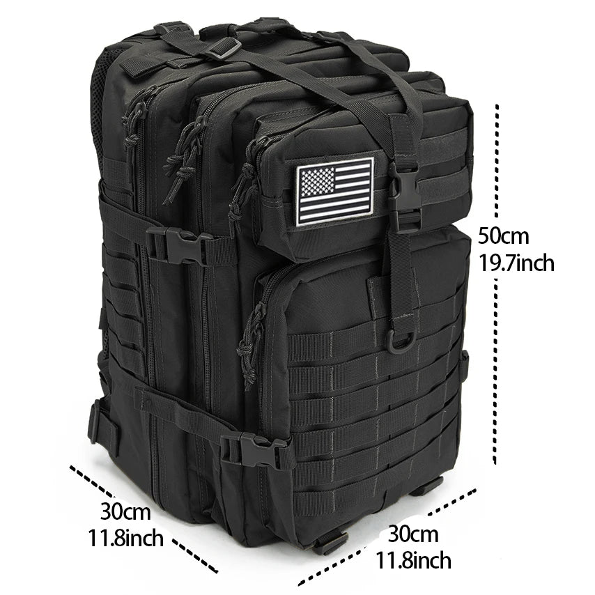 30/50L Tactical Backpacks Man Traveling Bags Survival Outdoor 3P Assault Pack EDC Molle Pack Hiking Trekking Hunting Bag
